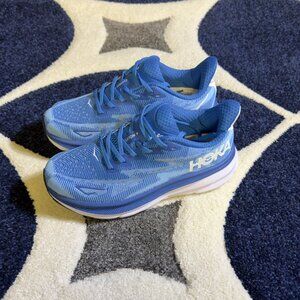 Hoka One One Clifton 9 Blue Running Shoe Women’s Size 7.5